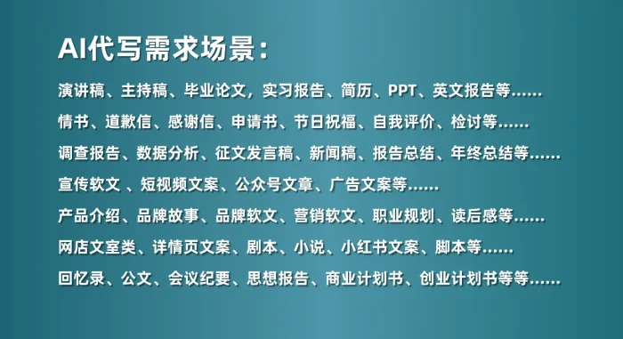 AI代写赋能,一个可以做主业的兼职