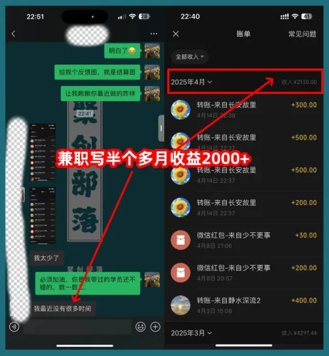 AI代写赋能,一个可以做主业的兼职