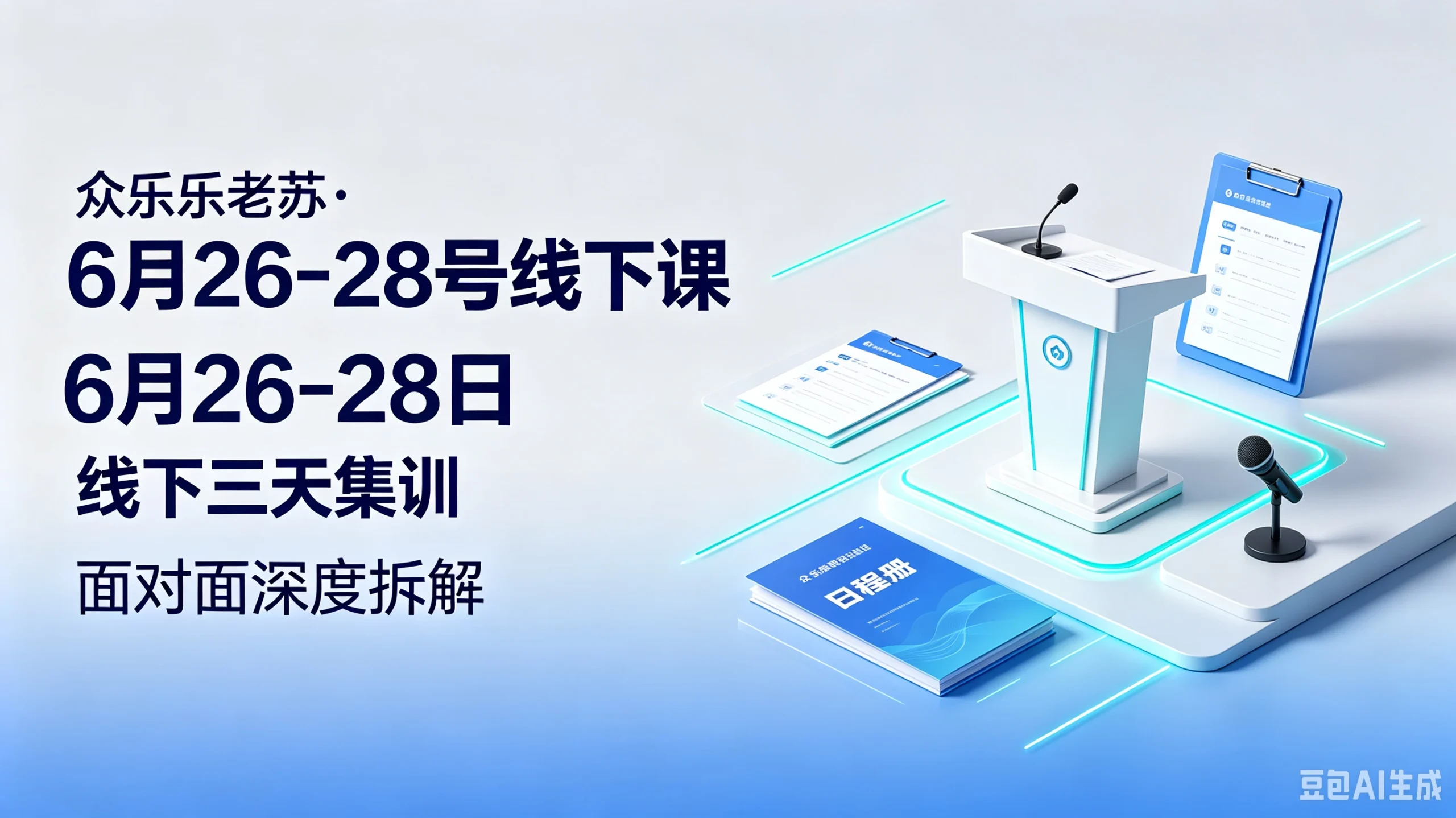 【精】众乐乐老苏。6月26-28号线下课6月26-28日线下三天集训，面对面深度拆解-知行客