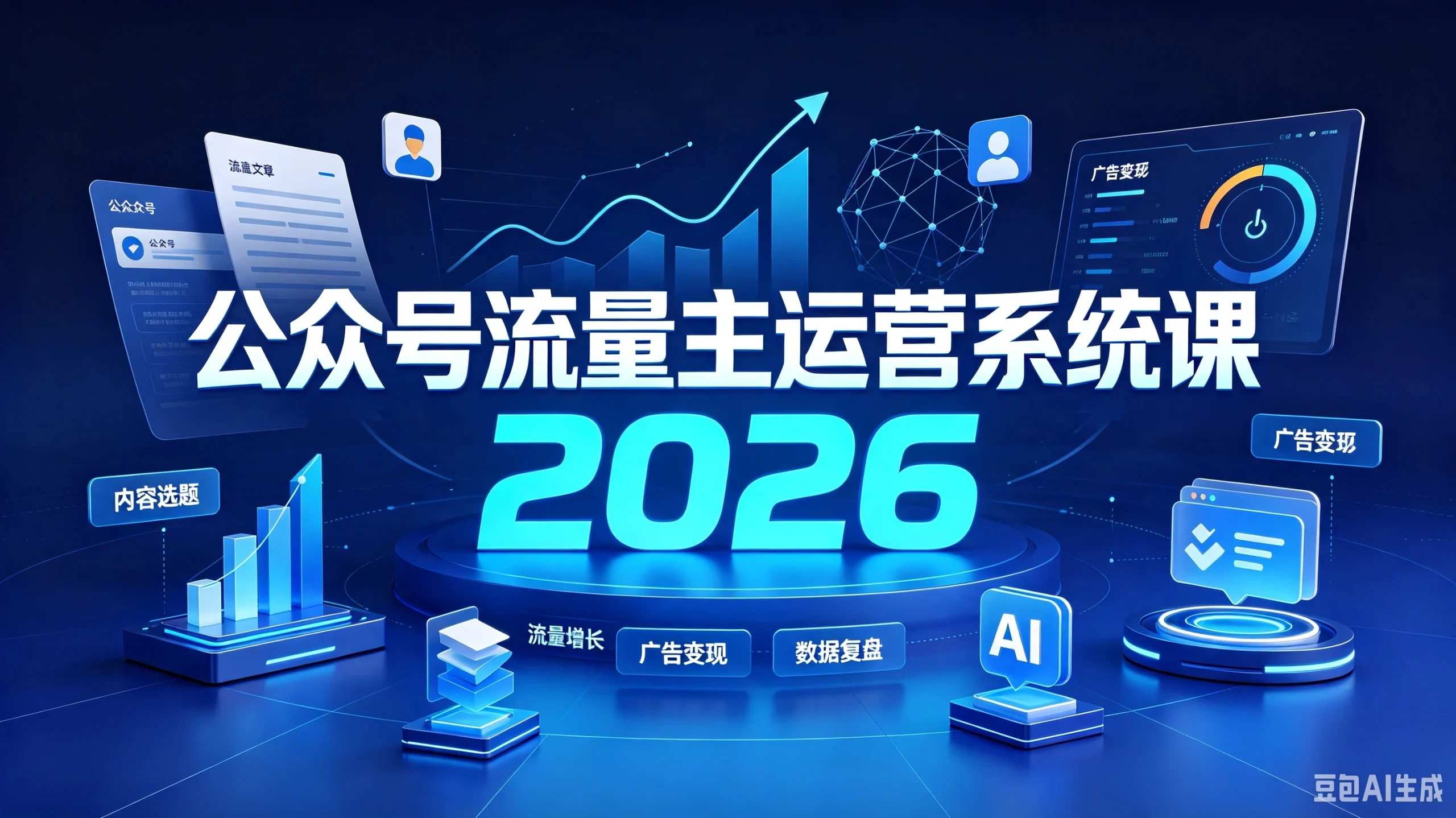 公众号流量主运营系统课，批量做号隔离方法、高爆率选题方法，全都教会你（更新2026年7月）-知行客