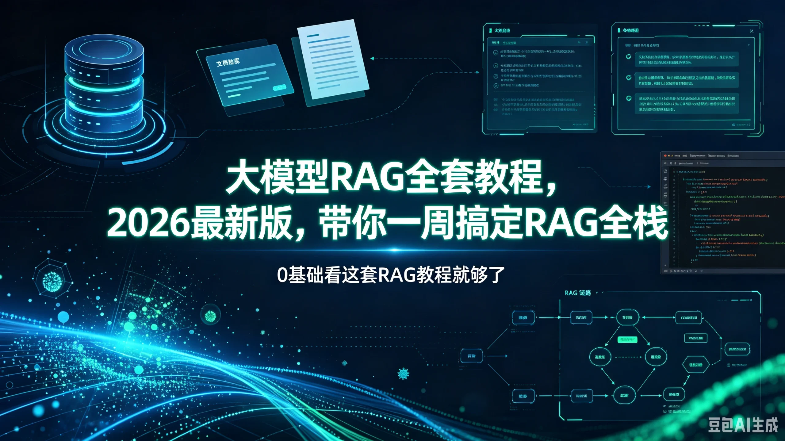 【精】大模型RAG全套教程，2026最新版，带你一周搞定RAG全栈，0基础看这套RAG教程就够了-知行客