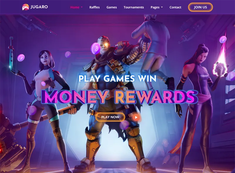 HTML5大气自适应紫色卡牌游戏官网源码网赚项目-副业赚钱-互联网创业-资源整合知行客