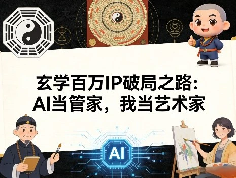 【精】群响夜话会288期 玄学百万IP破局之艺术家AI当管家我当艺术家网赚项目-副业赚钱-互联网创业-资源整合知行客