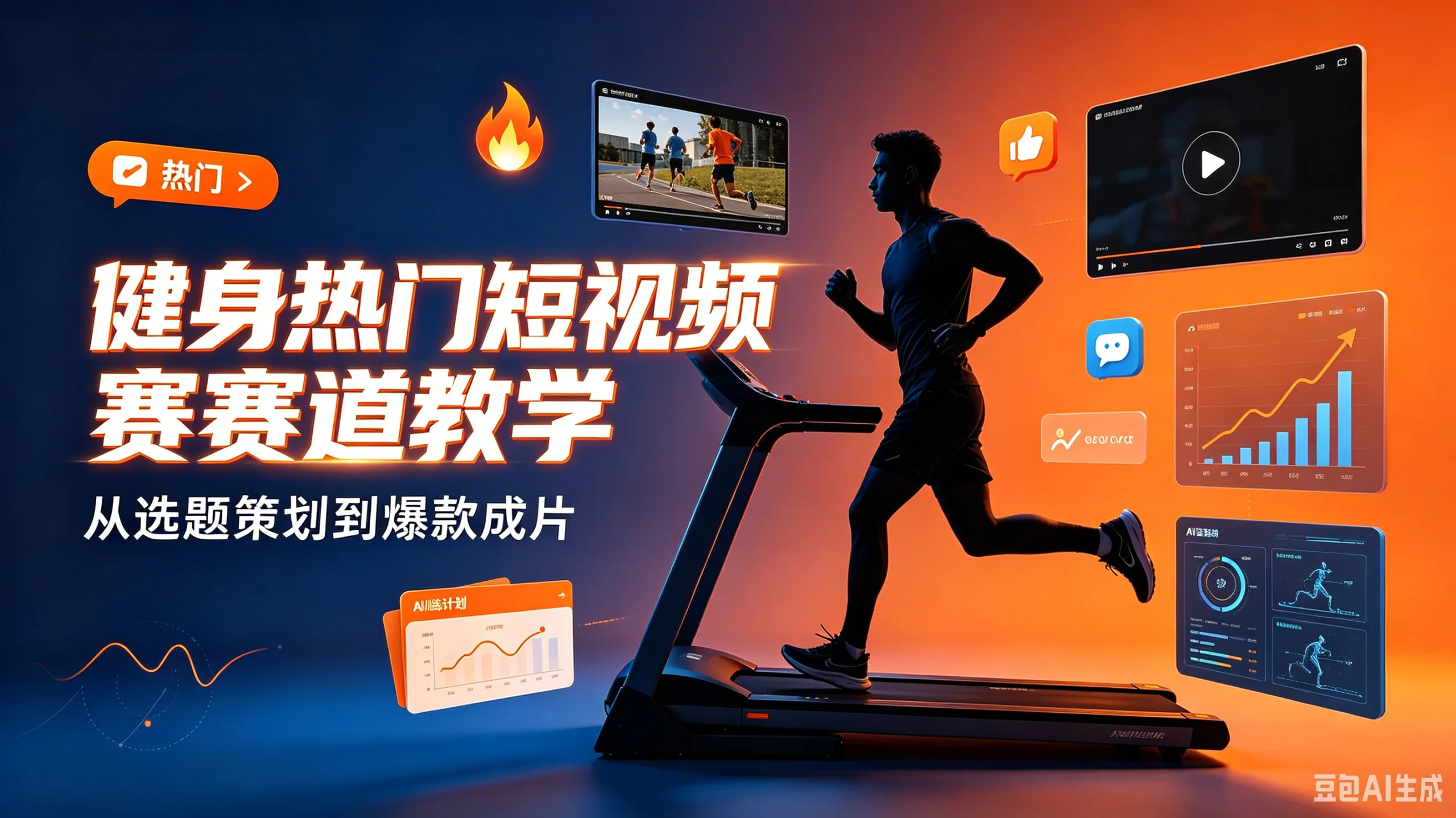 【精】抖音某博主的健身热门短视频赛道教学，精选独家，接商单或者健身私域，零基础也能快速入局-知行客