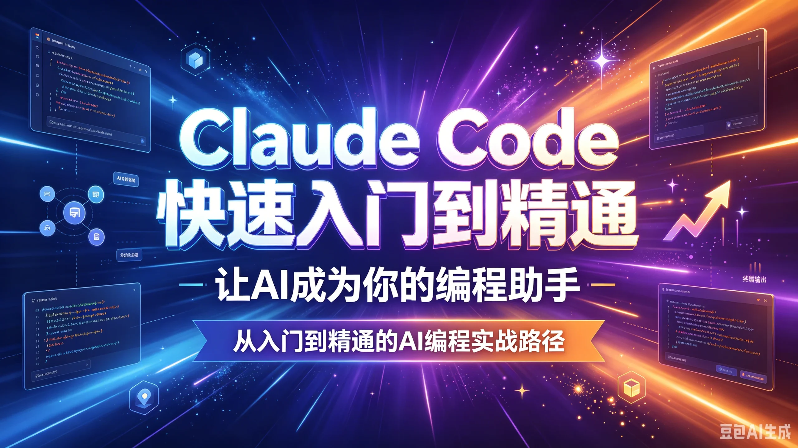 【精】Claude Code快速入门到精通，让AI成为你的编程助手，从入门到精通的AI编程实战路径-知行客