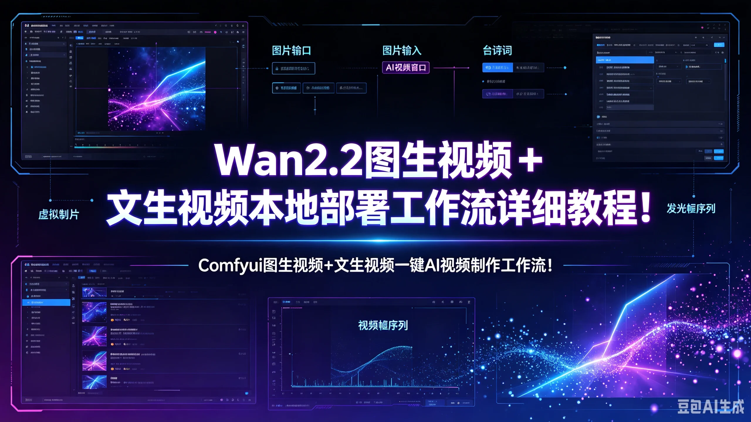 【精】Wan2.2图生视频 + 文生视频本地部署工作流详细教程!Comfyui图生视频+文生视频一键AI视频制作工作流! | 资源下载 - 知行客-知行客