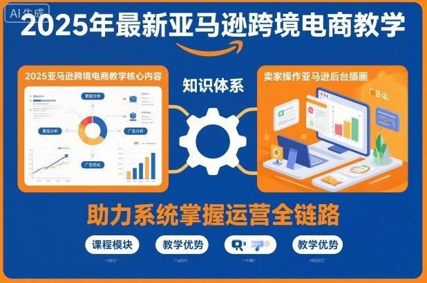 【精】2025年最新亚马逊跨境电商教学,助力卖家系统掌握亚马逊运营全链路知识 【精】2025年最新亚马逊跨境电商教学,助力卖家系统掌握亚马逊运营全链路知识