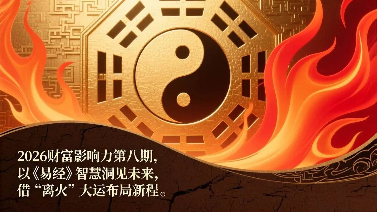 【精】2026财富影响力第八期，以《易经》智慧洞见未来，借“离火”大运布局新程网赚项目-副业赚钱-互联网创业-资源整合知行客