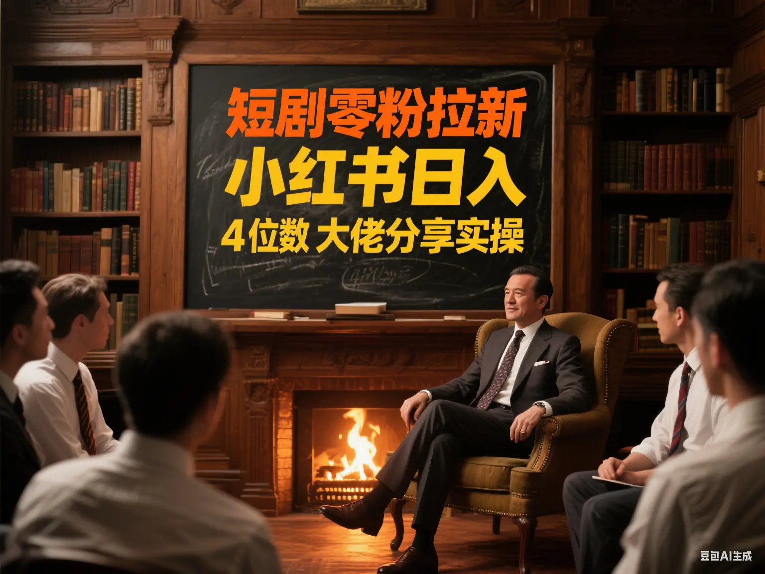 短剧零粉拉新 小红书日入4位数 大佬分享实操网赚项目-副业赚钱-互联网创业-资源整合知行客