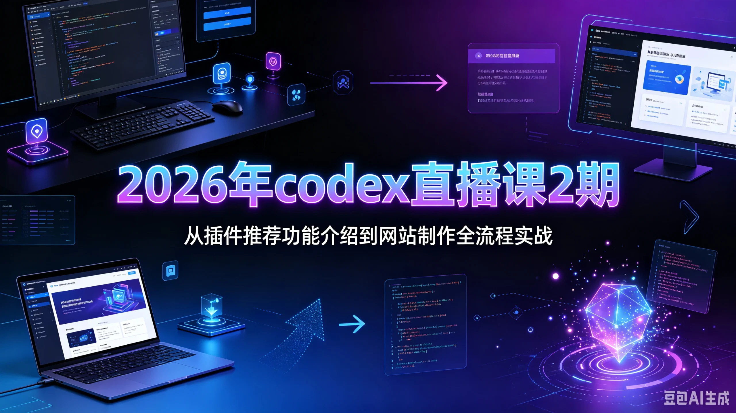 【精】2026年codex直播课2期 从插件推荐功能介绍到网站制作全流程实战-知行客