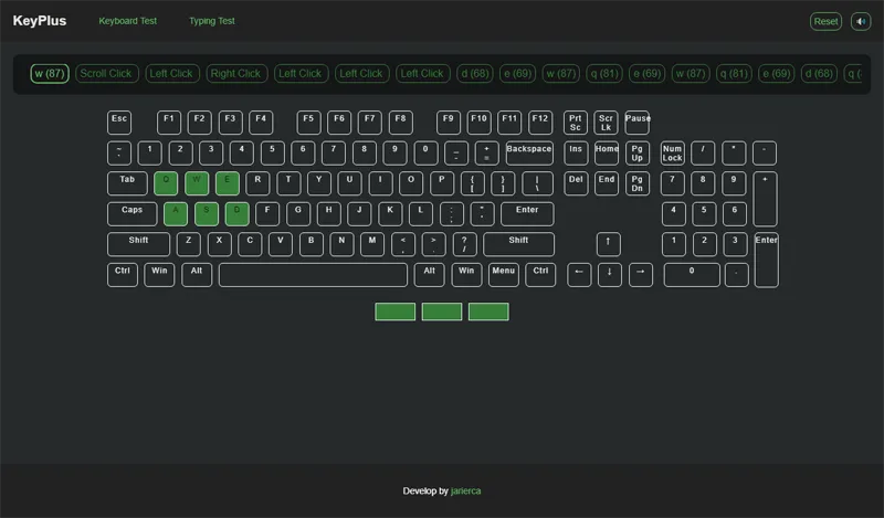 HTML键盘鼠标按键检测测试工具网页源码网赚项目-副业赚钱-互联网创业-资源整合知行客