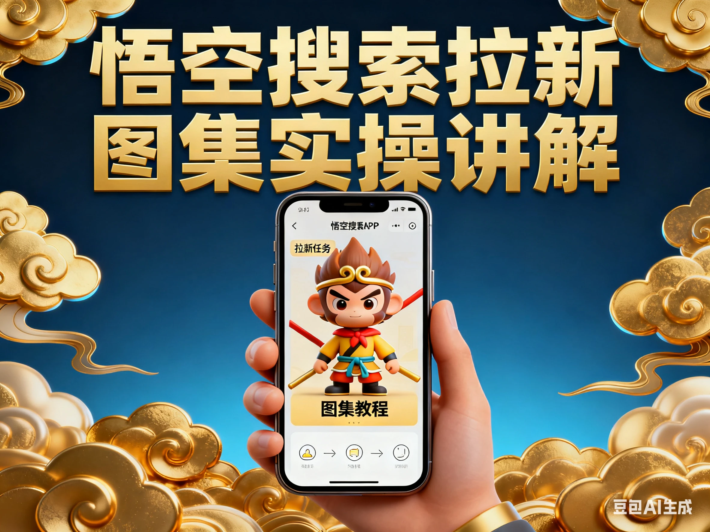 悟空搜索拉新-图集实操讲解网赚项目-副业赚钱-互联网创业-资源整合知行客