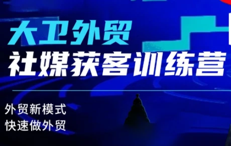 3bb8e157a1c7a3d86350c315575415f5.webp 【精】大卫老师·外贸社媒获客独家训练营(更新2月)