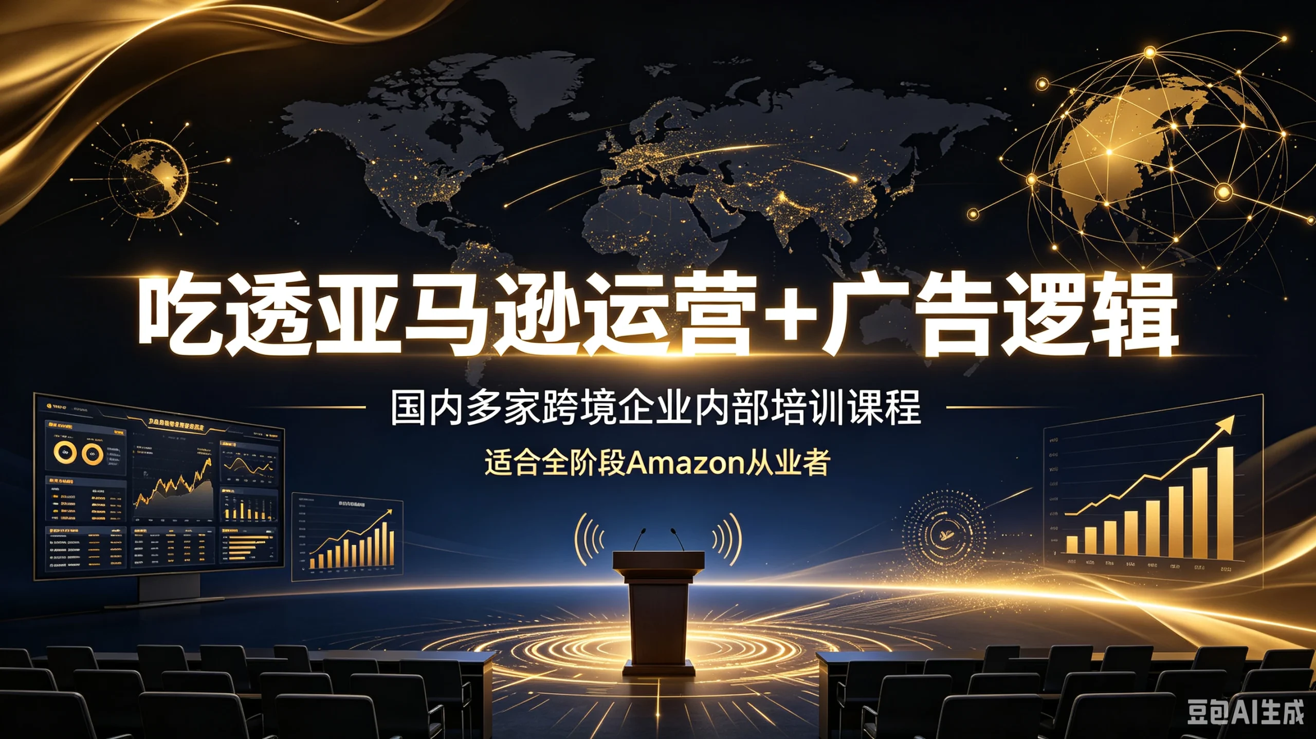 【精】吃透亚马逊运营+广告逻辑，国内多家跨境企业内部培训课程，适合全阶段Amazon从业者-知行客