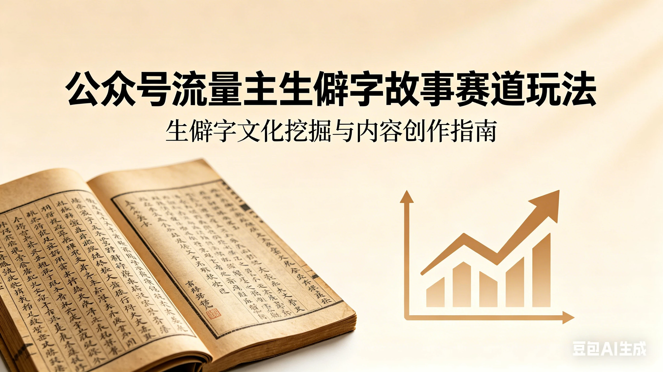 公众号流量主——生僻字故事赛道,流量稳,好上手,0基础小白也能10分钟一篇! 公众号流量主——生僻字故事赛道,流量稳,好上手,0基础小白也能10分钟一篇!