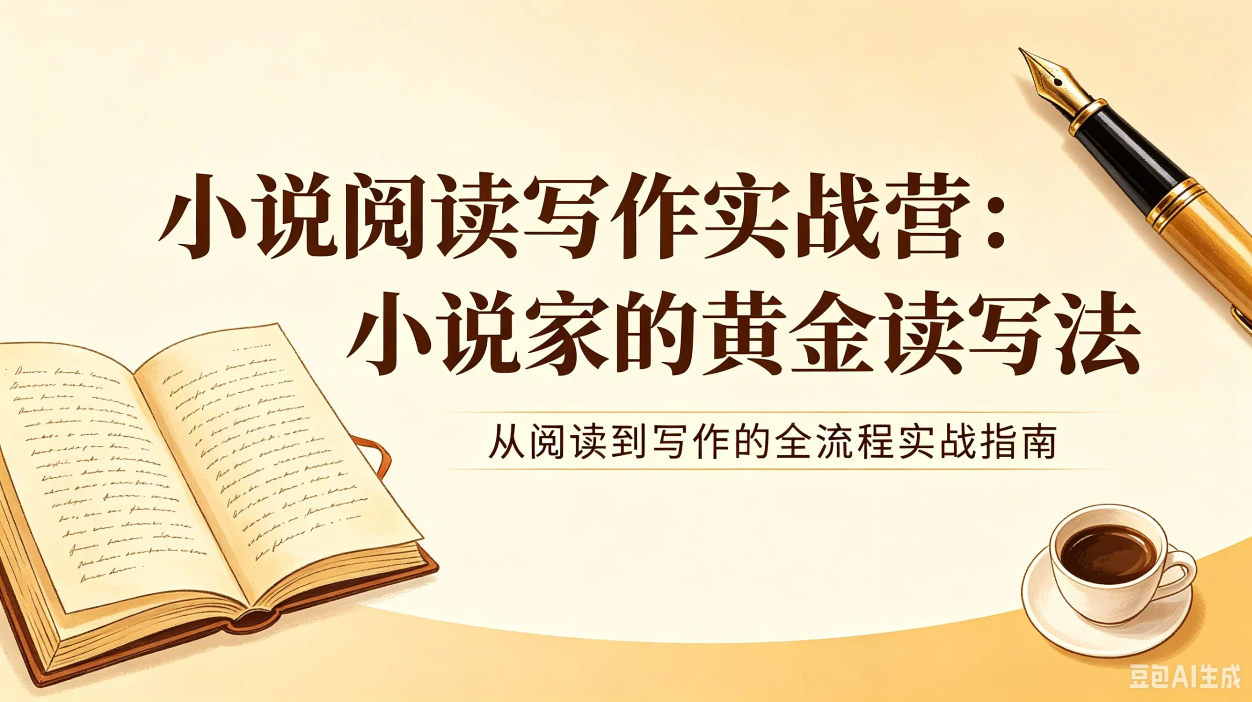【精】小说阅读写作实战营：小说家的黄金读写法，从阅读到写作的全流程实战指南-知行客