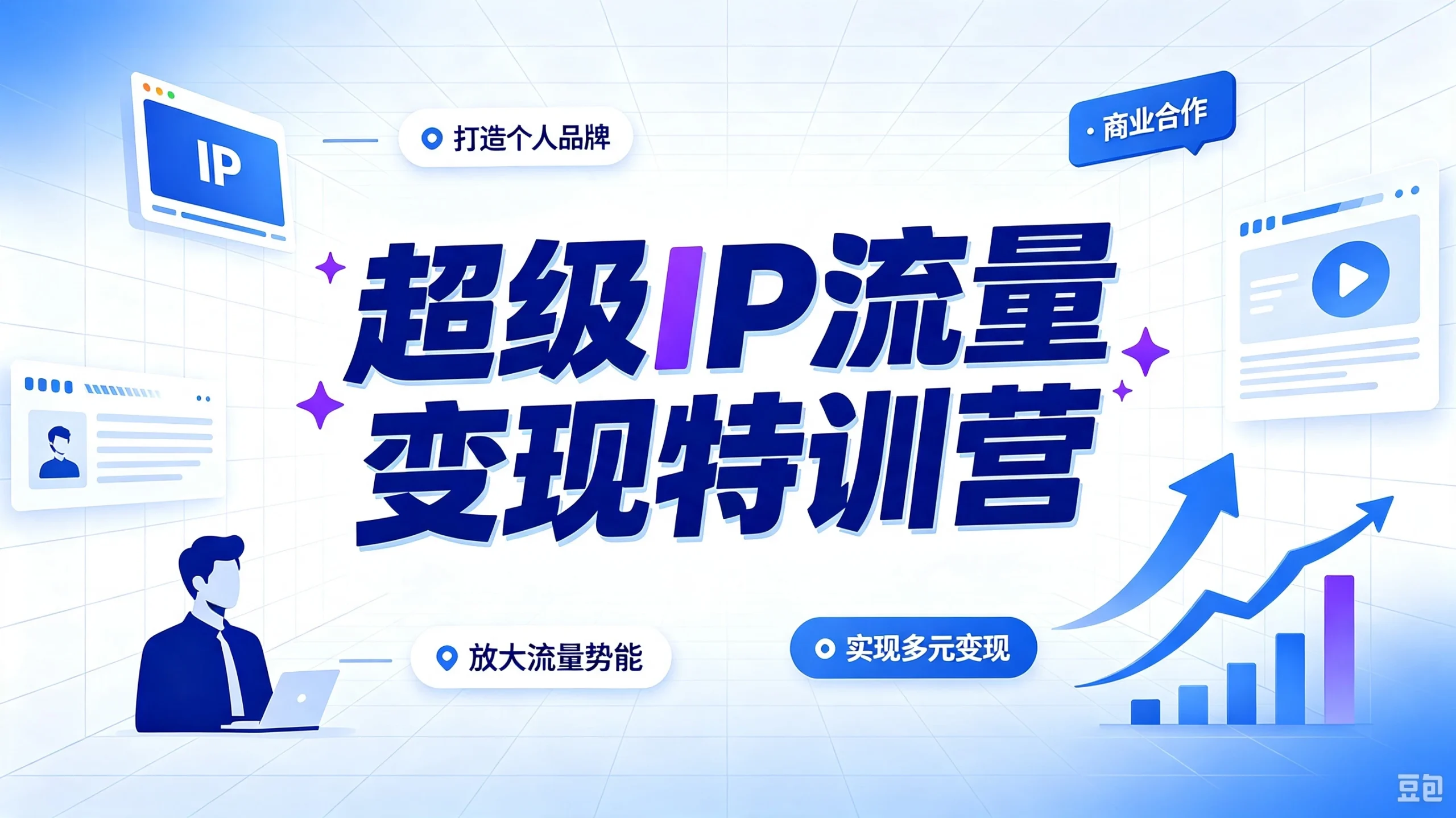 【精】超级IP流量变现特训营，解锁流量增长玩法，打造长效盈利超级IP-知行客