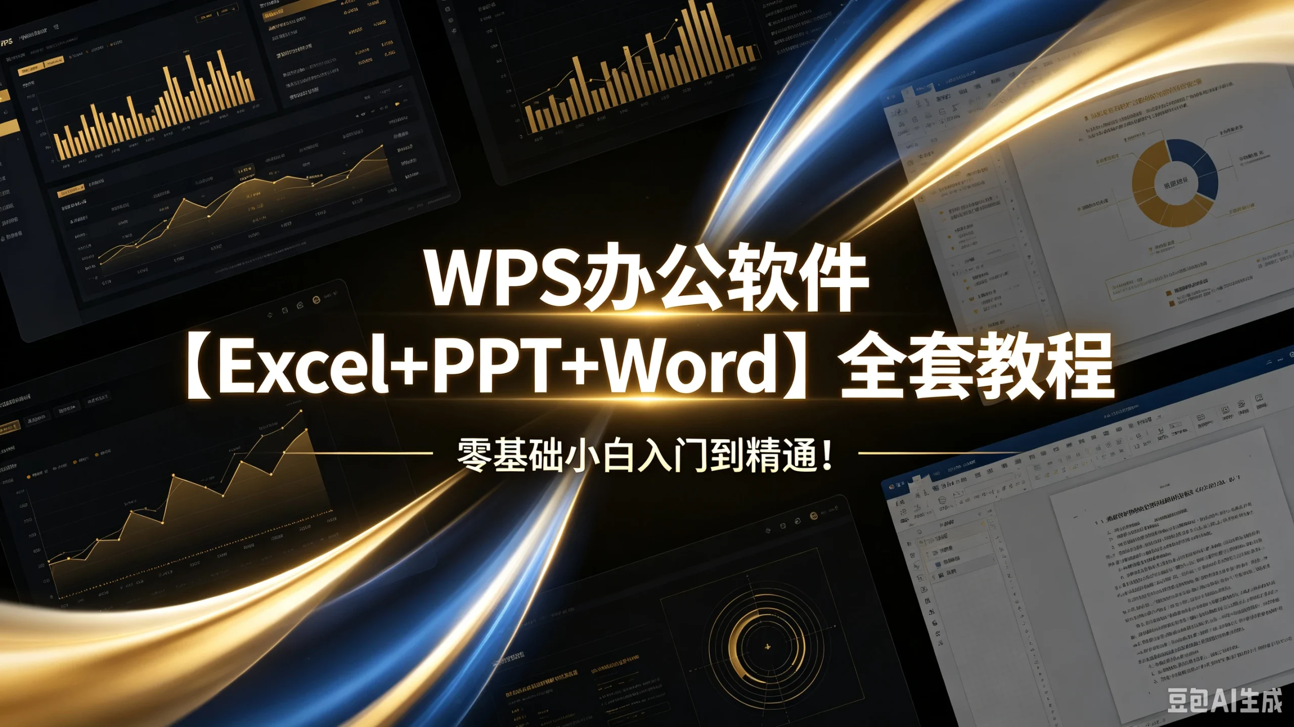 【精】WPS办公软件【Excel+PPT+Word】全套教程,零基础小白入门到精通! | 资源下载 - 知行客-知行客