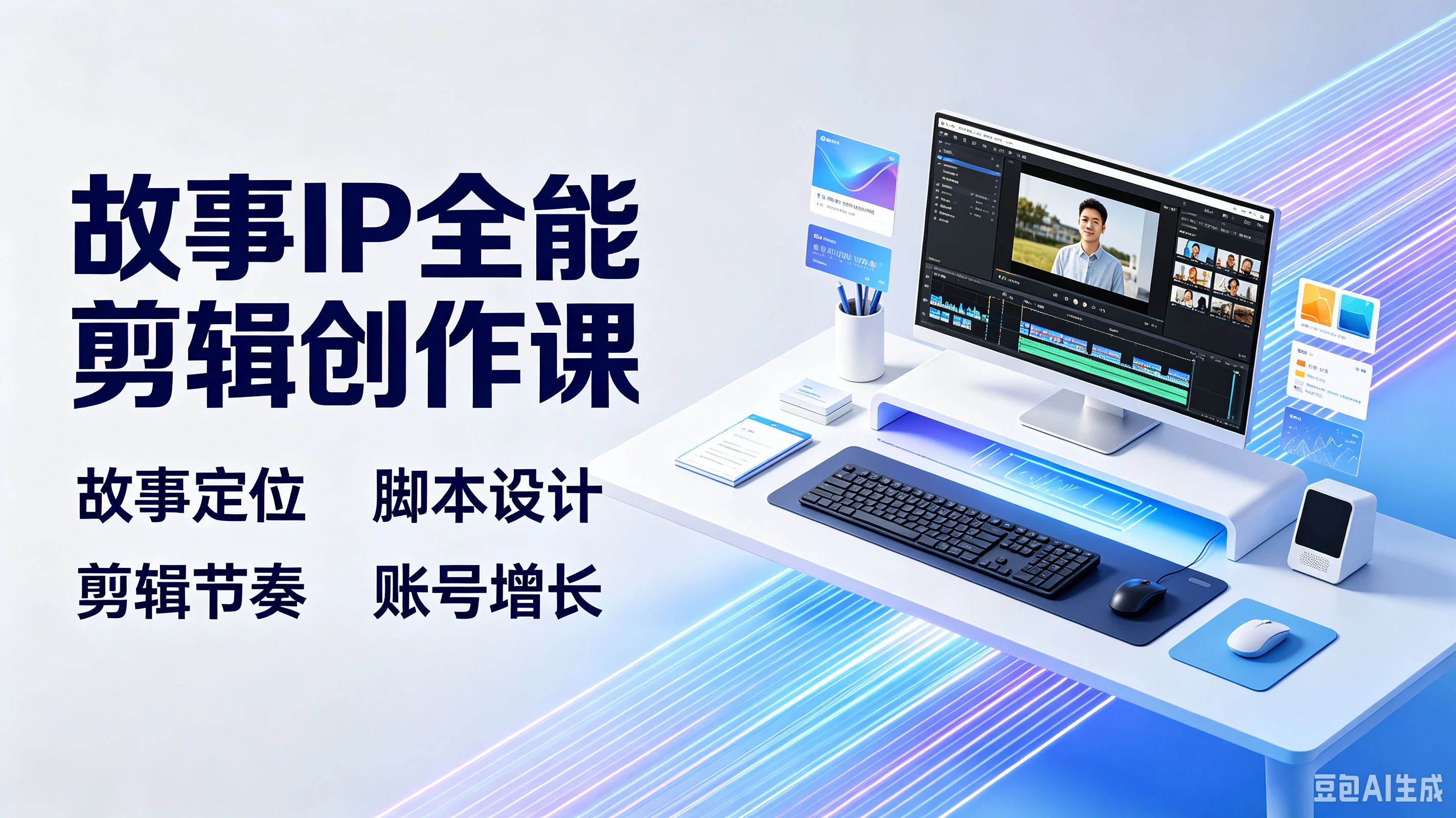 【精】故事IP全能剪辑创作课,故事定位、脚本设计、剪辑节奏、账号增长 【精】故事IP全能剪辑创作课,故事定位、脚本设计、剪辑节奏、账号增长