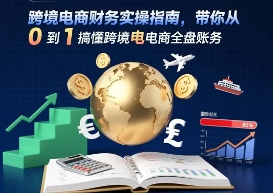 【精】跨境电商财务实操指南，带你从0到1搞懂跨境电商全盘账务 | 资源下载 - 知行客网赚项目-副业赚钱-互联网创业-资源整合知行客