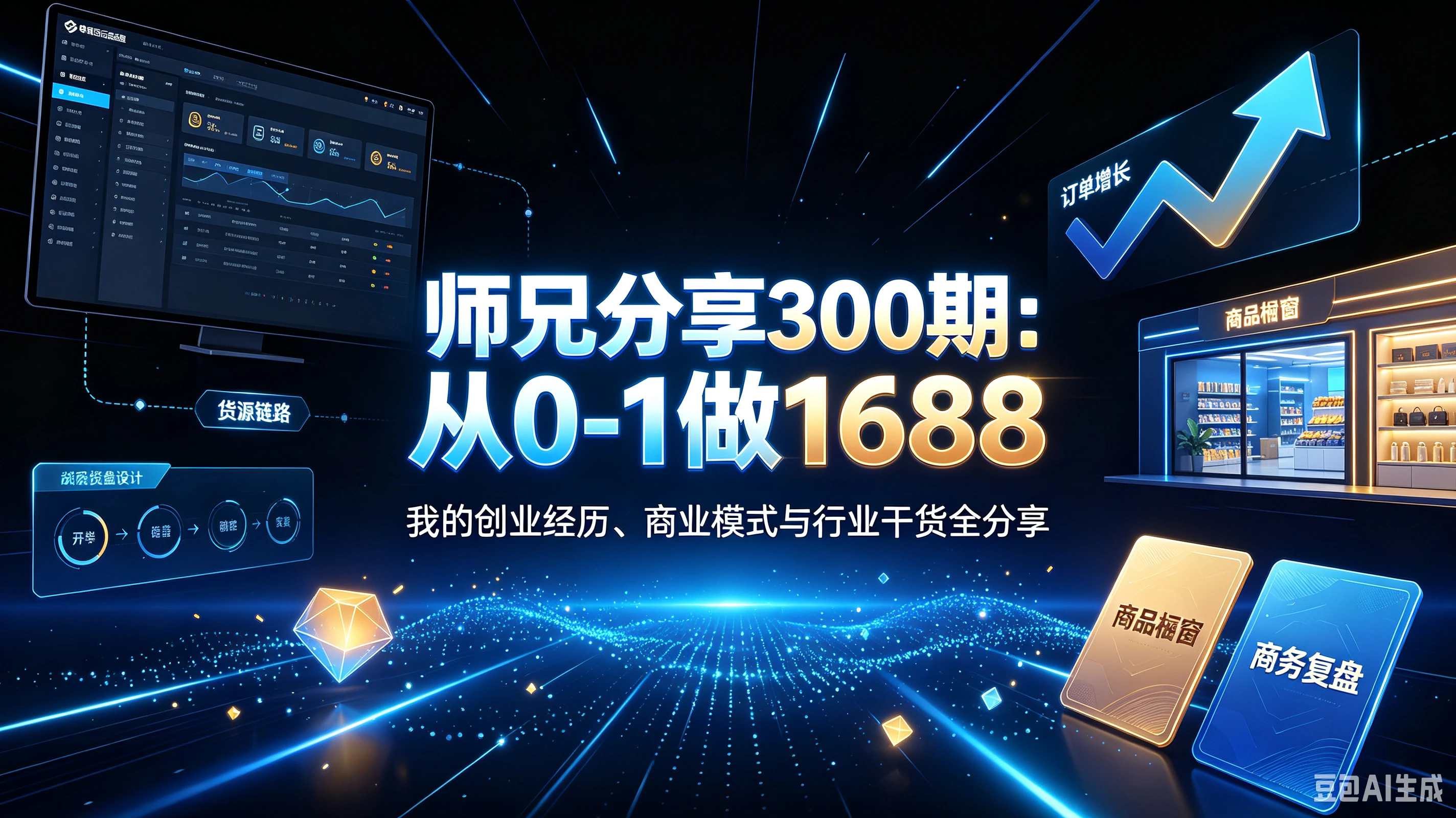 【精】师兄分享300期 从0-1做1688,我的创业经历、商业模式与行业干货全分享 电商圈实战干货2026年7月30日 【精】师兄分享300期 从0-1做1688,我的创业经历、商业模式与行业干货全分享 电商圈实战干货2026年7月30日