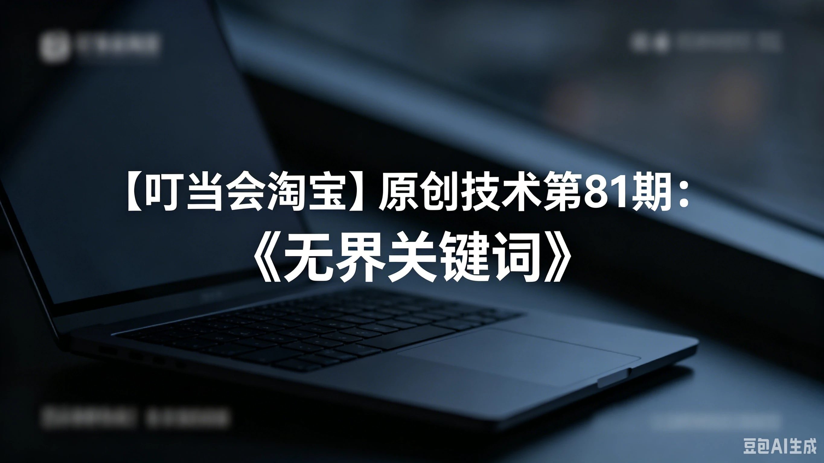 【叮当会淘宝】原创技术第81期:《无界关键词》 【叮当会淘宝】原创技术第81期:《无界关键词》