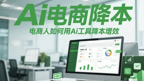Ai电商降本增效线上课，电商人如何用Ai工具降本增效 | 资源下载 - 知行客网赚项目-副业赚钱-互联网创业-资源整合知行客