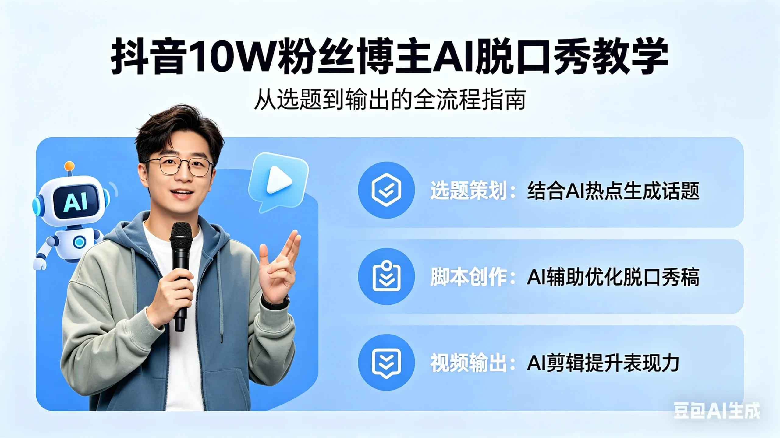 抖音10W粉丝博主AI脱口秀教学 最近刷屏的很火爆的玩法 低门槛 可复制 | 资源下载 - 知行客网赚项目-副业赚钱-互联网创业-资源整合知行客