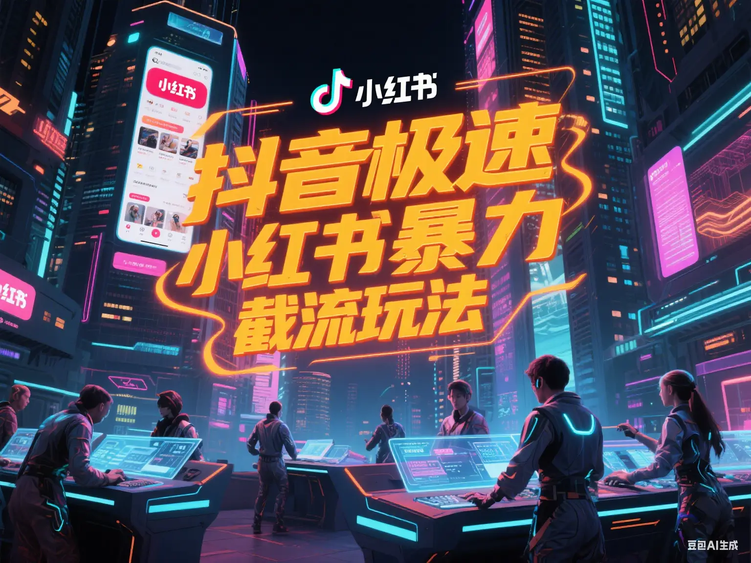 抖音极速拉新小红书暴力截流玩法网赚项目-副业赚钱-互联网创业-资源整合知行客