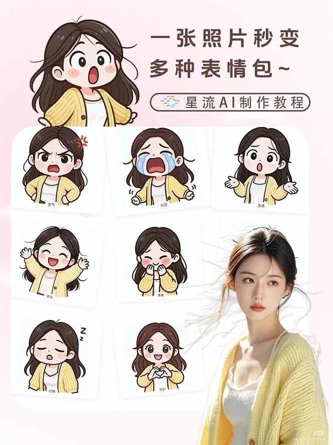 【精】一张照片秒变N种专属表情包，三步搞定可爱搞怪治愈风，从此斗图聊天不再到处存别人图网赚项目-副业赚钱-互联网创业-资源整合知行客