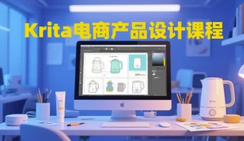 Krita电商产品设计课程,掌握从工具使用到创意落地的全链路设计能力 Krita电商产品设计课程,掌握从工具使用到创意落地的全链路设计能力