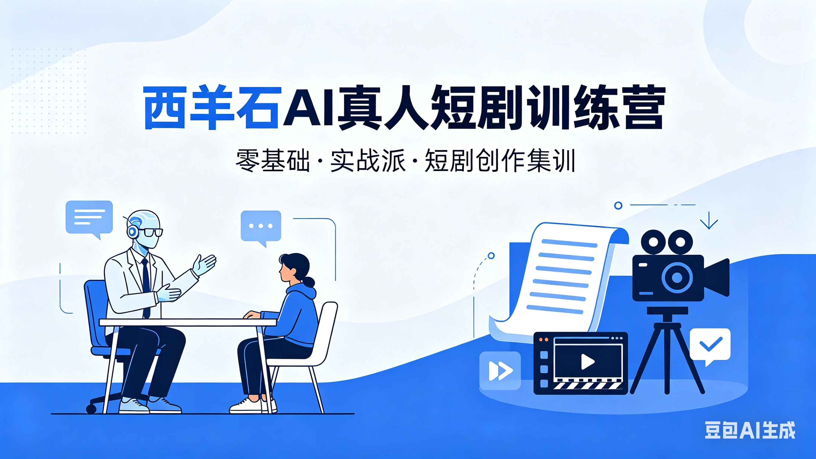 【精】西羊石 AI真人短剧训练营,零基础·实战派·短剧创作集训 【精】西羊石 AI真人短剧训练营,零基础·实战派·短剧创作集训