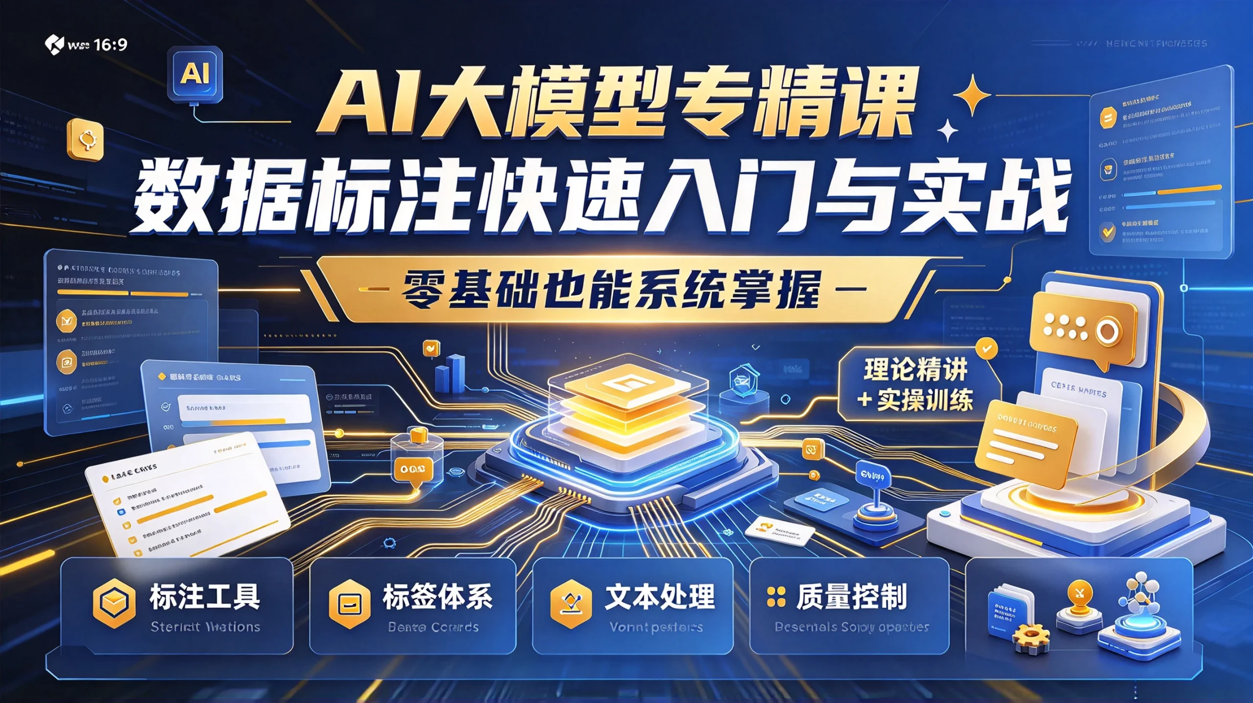 【精】AI大模型专精课，数据标注快速入门与实战，零基础也能系统掌握-知行客