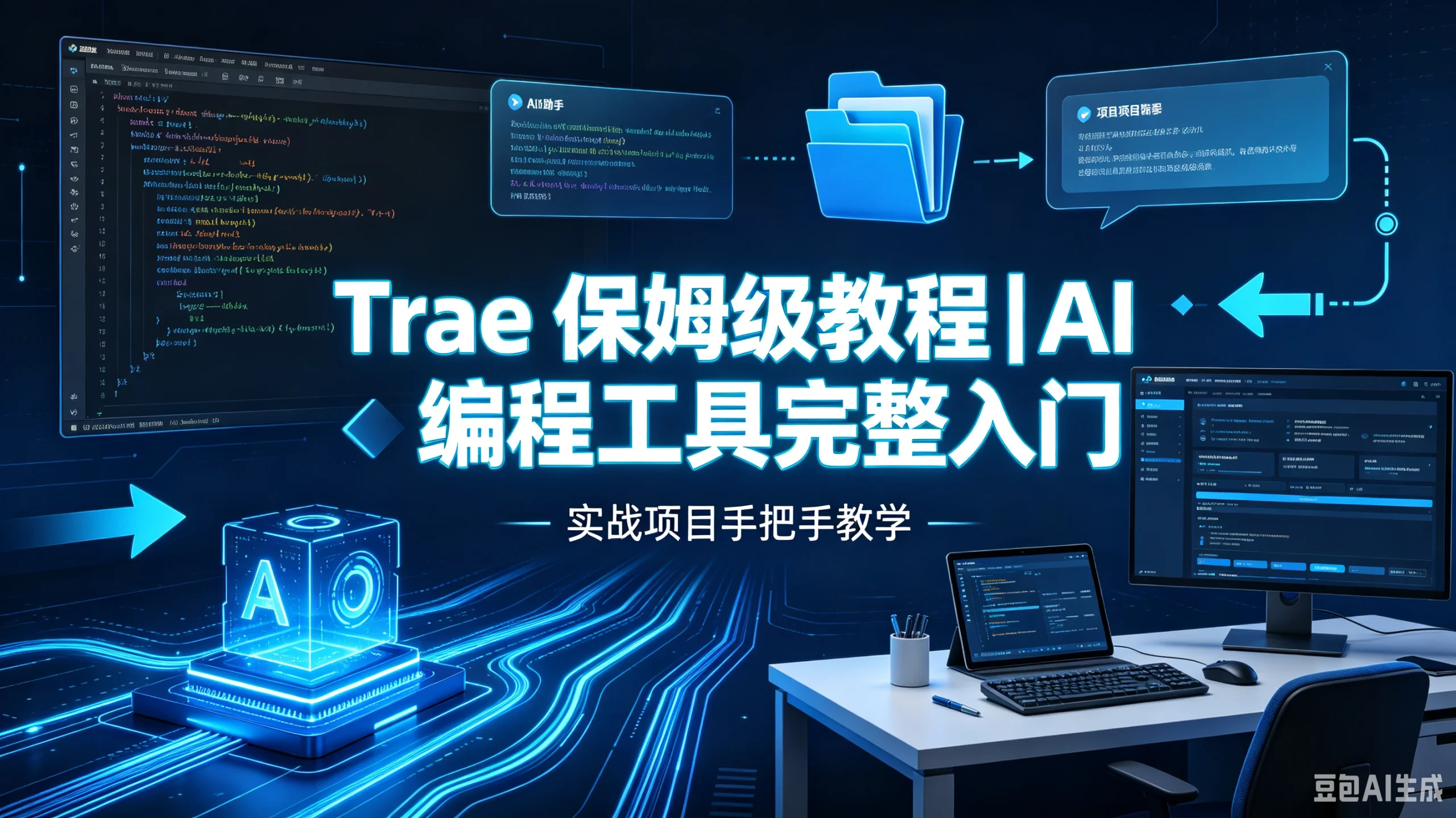 【精】Trae 保姆级教程｜AI 编程工具完整入门，实战项目手把手教学-知行客