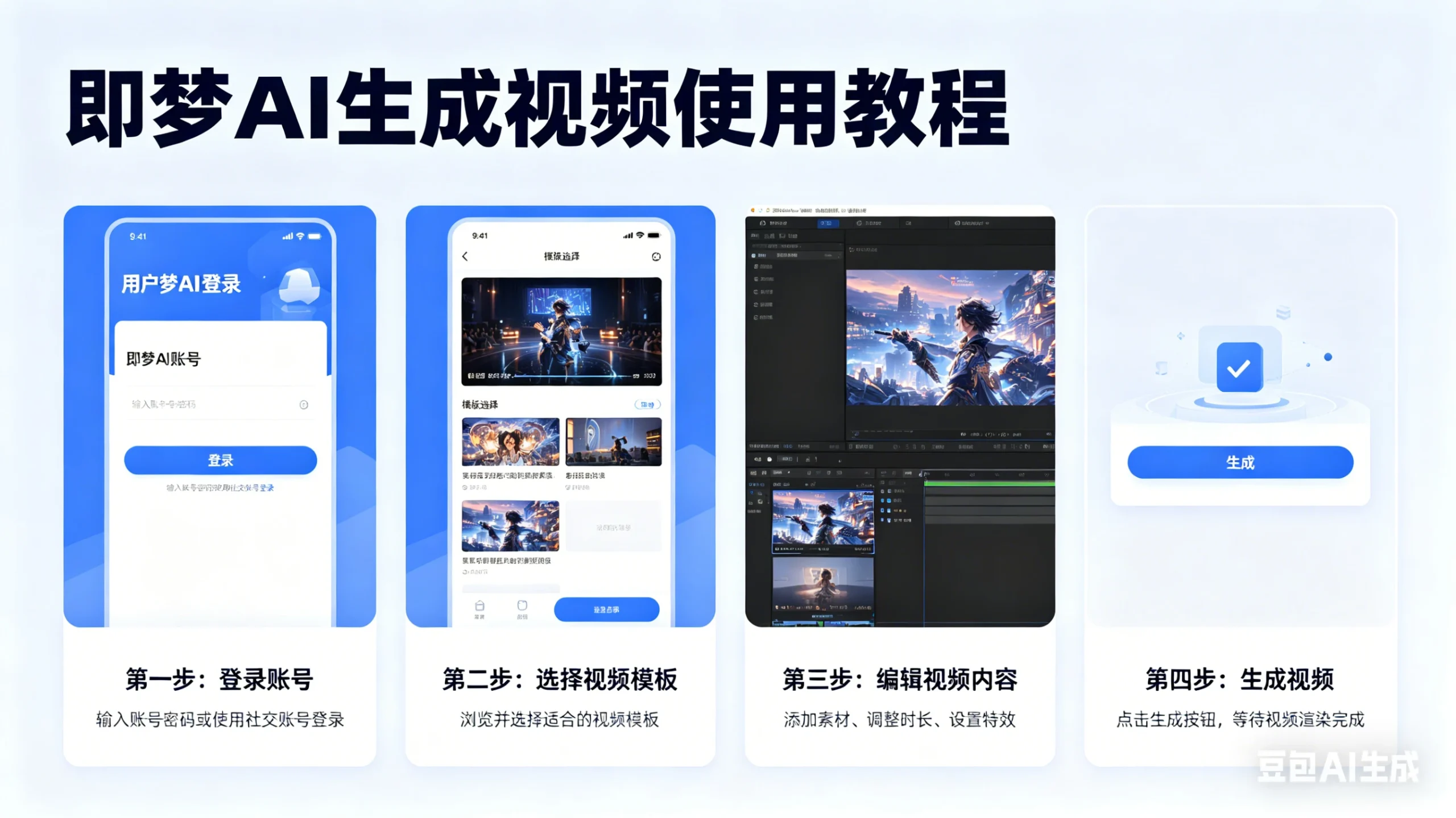 即梦AI生成视频使用教程网赚项目-副业赚钱-互联网创业-资源整合知行客