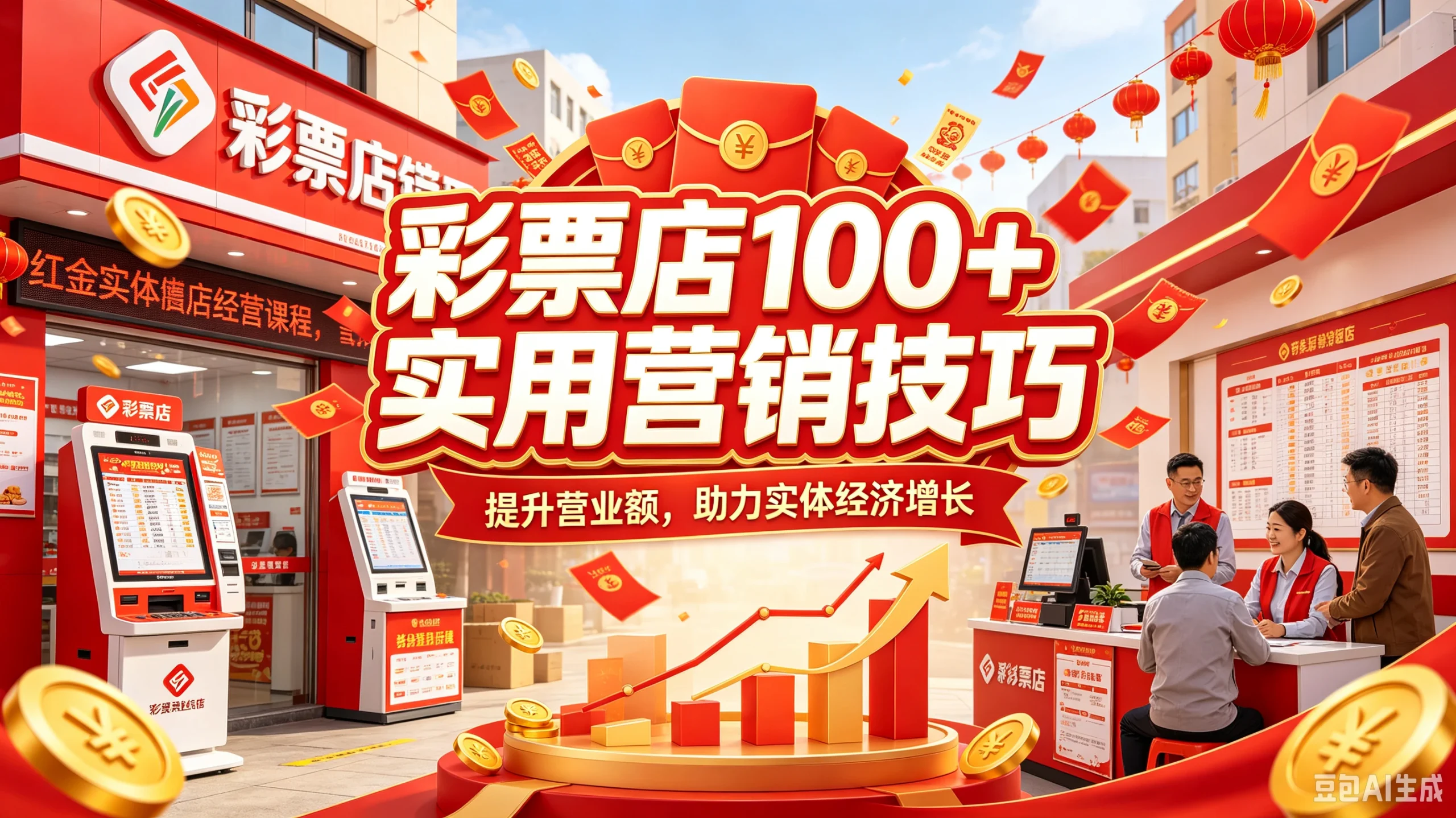 【精】彩票店100+实用营销技巧，提到营业额，助力实体经济增长-知行客