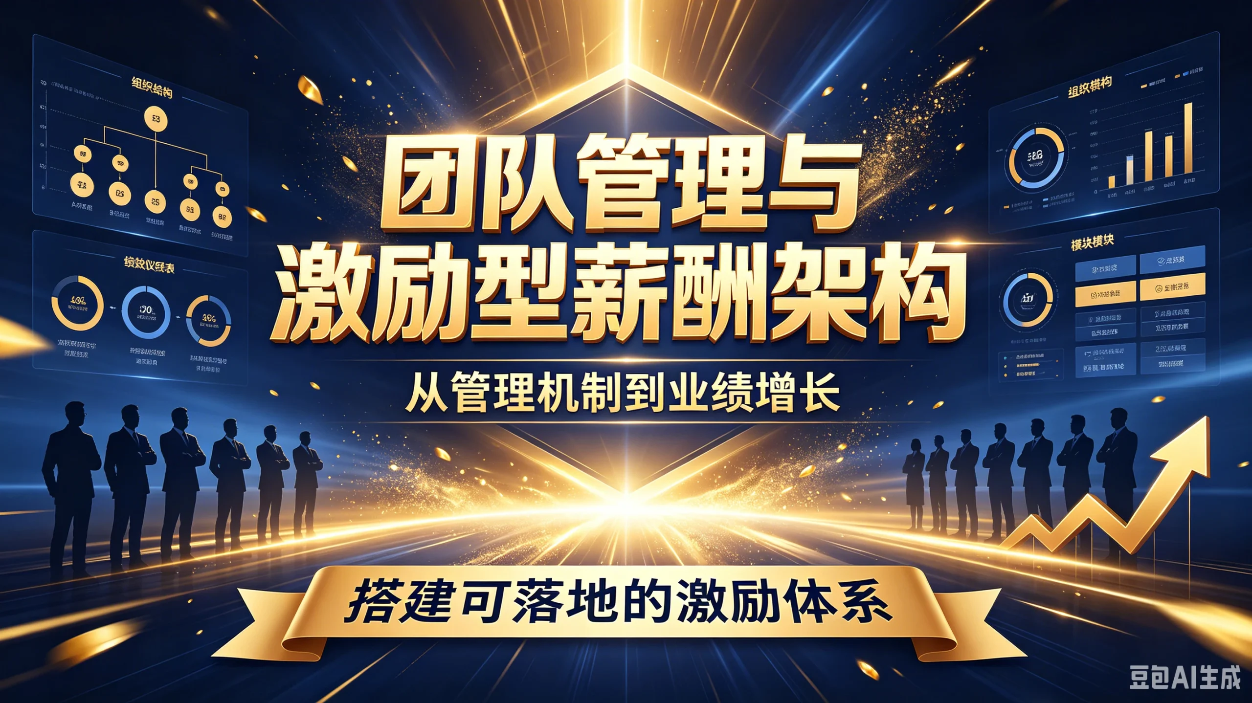 团队管理与激励型薪酬架构，从管理机制到业绩增长，搭建可落地的激励体系-知行客