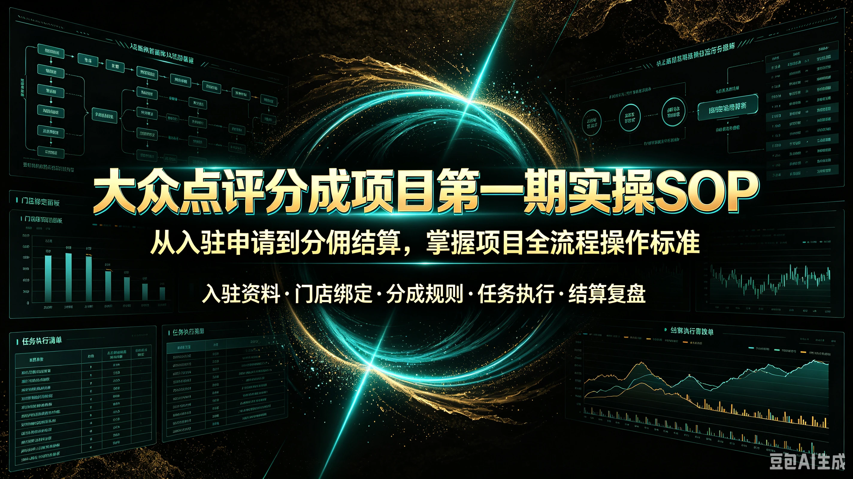 【精】大众点评分成项目第一期实操SOP,从入驻申请到分佣结算,掌握项目全流程操作标准,入驻资料、门店绑定、分成规则、任务执行、结算复盘 【精】大众点评分成项目第一期实操SOP,从入驻申请到分佣结算,掌握项目全流程操作标准,入驻资料、门店绑定、分成规则、任务执行、结算复盘