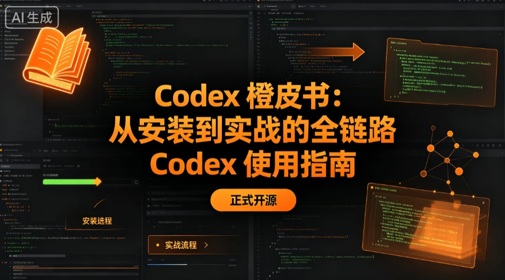 【精】Codex 橙皮书：从安装到实战的全链路 Codex 使用指南正式开源-知行客