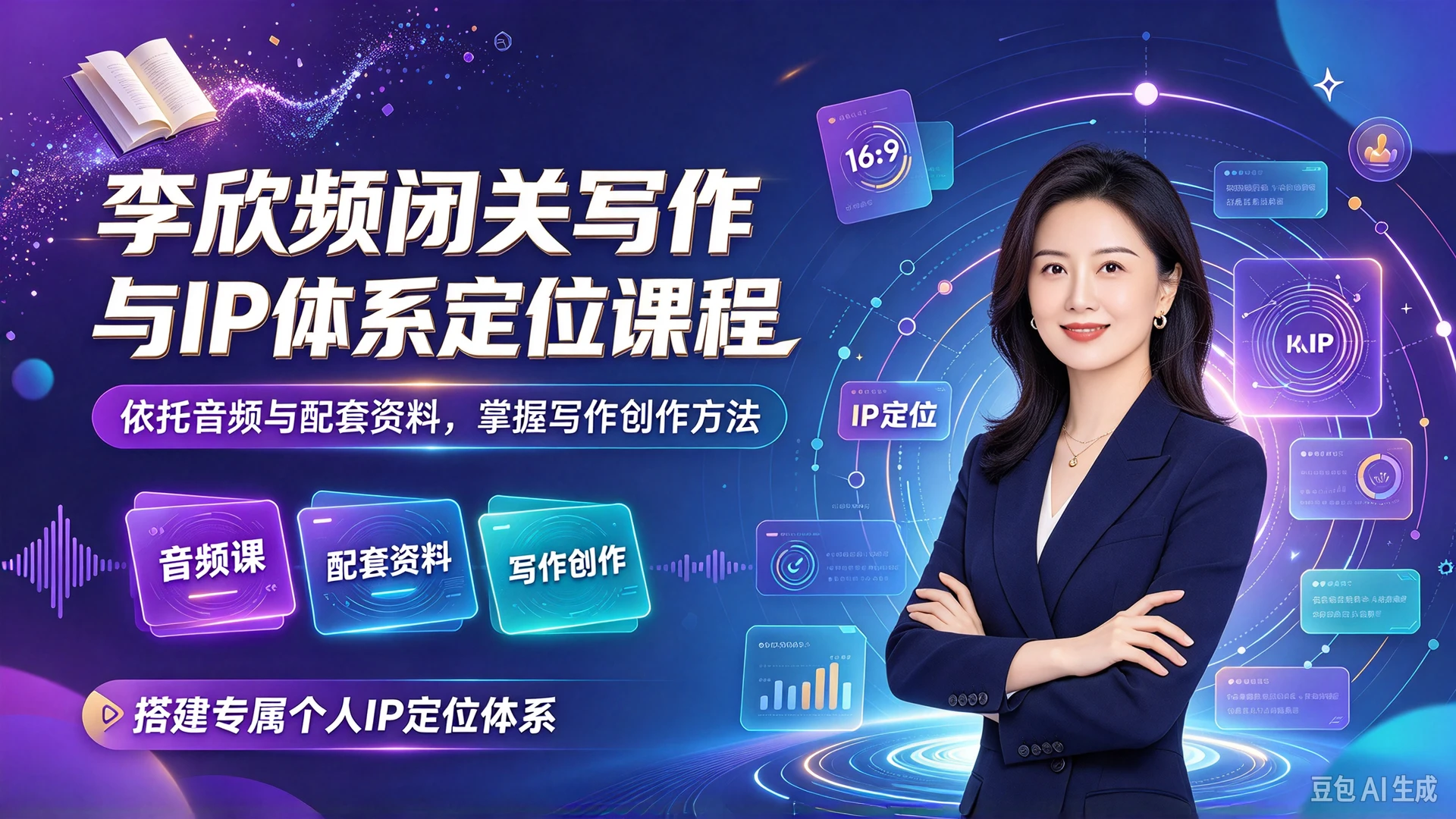 【精】李欣频闭关写作与IP体系定位课程，依托音频与配套资料，掌握写作创作方法，搭建专属个人IP定位体系-知行客