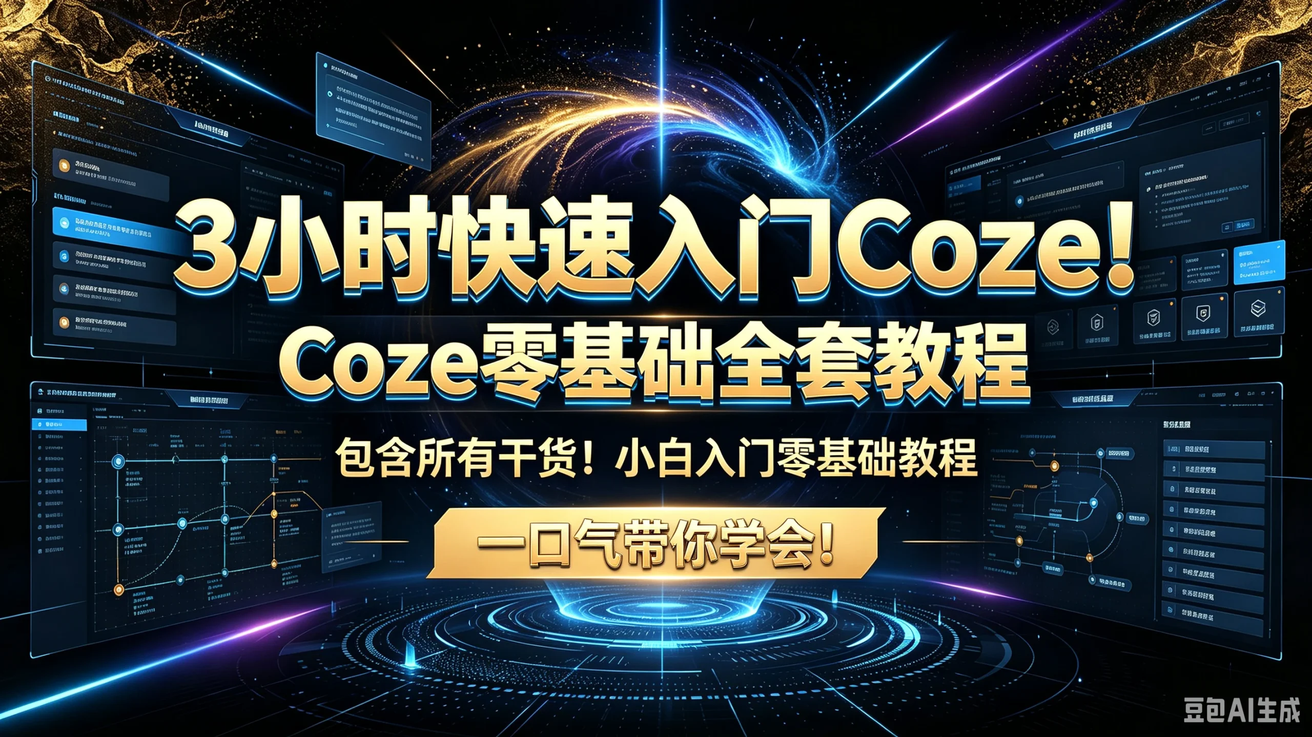 【精】3小时快速入门Coze！Coze零基础全套教程包含所有干货！小白入门零基础教程一口气带你学会！-知行客