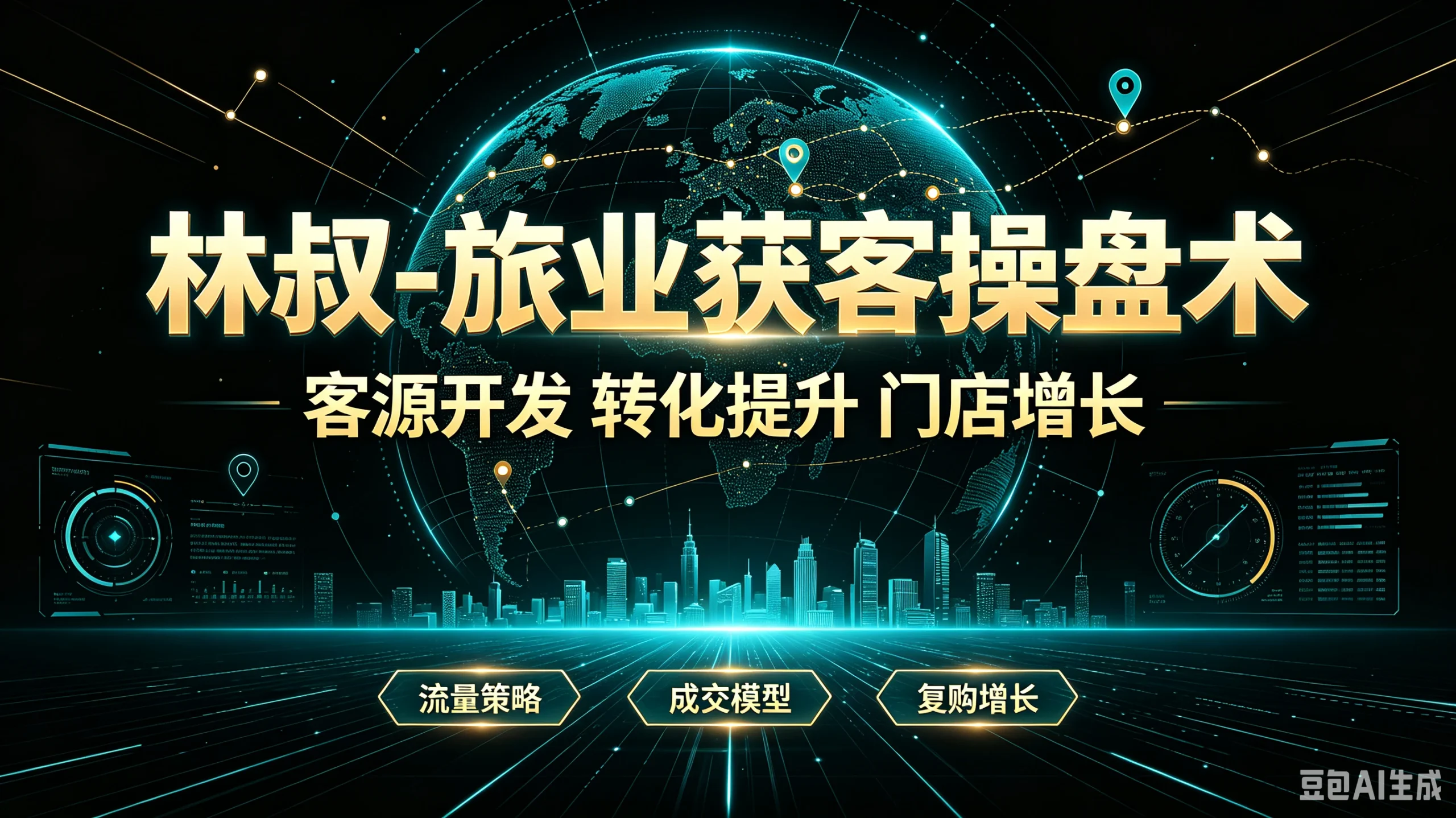 【精】林叔-旅业获客操盘术客源开发转化提升门店增长流量策略、成交模型、复购增长 | 资源下载 - 知行客-知行客