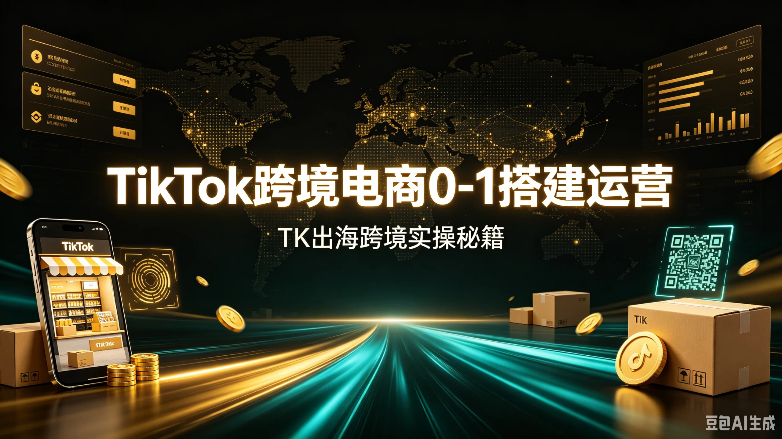 【精】TikTok跨境电商0-1搭建运营,TK出海跨境实操秘籍 | 资源下载 - 知行客-知行客