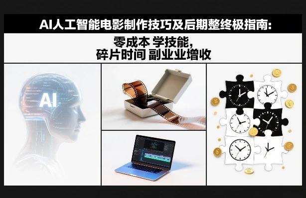 eb7c0f8bb060b92a5154d07e2b94946d.webp 【精】AI人工智能电影制作技巧及后期完整终极指南:零成本学技能,碎片时间副业增收