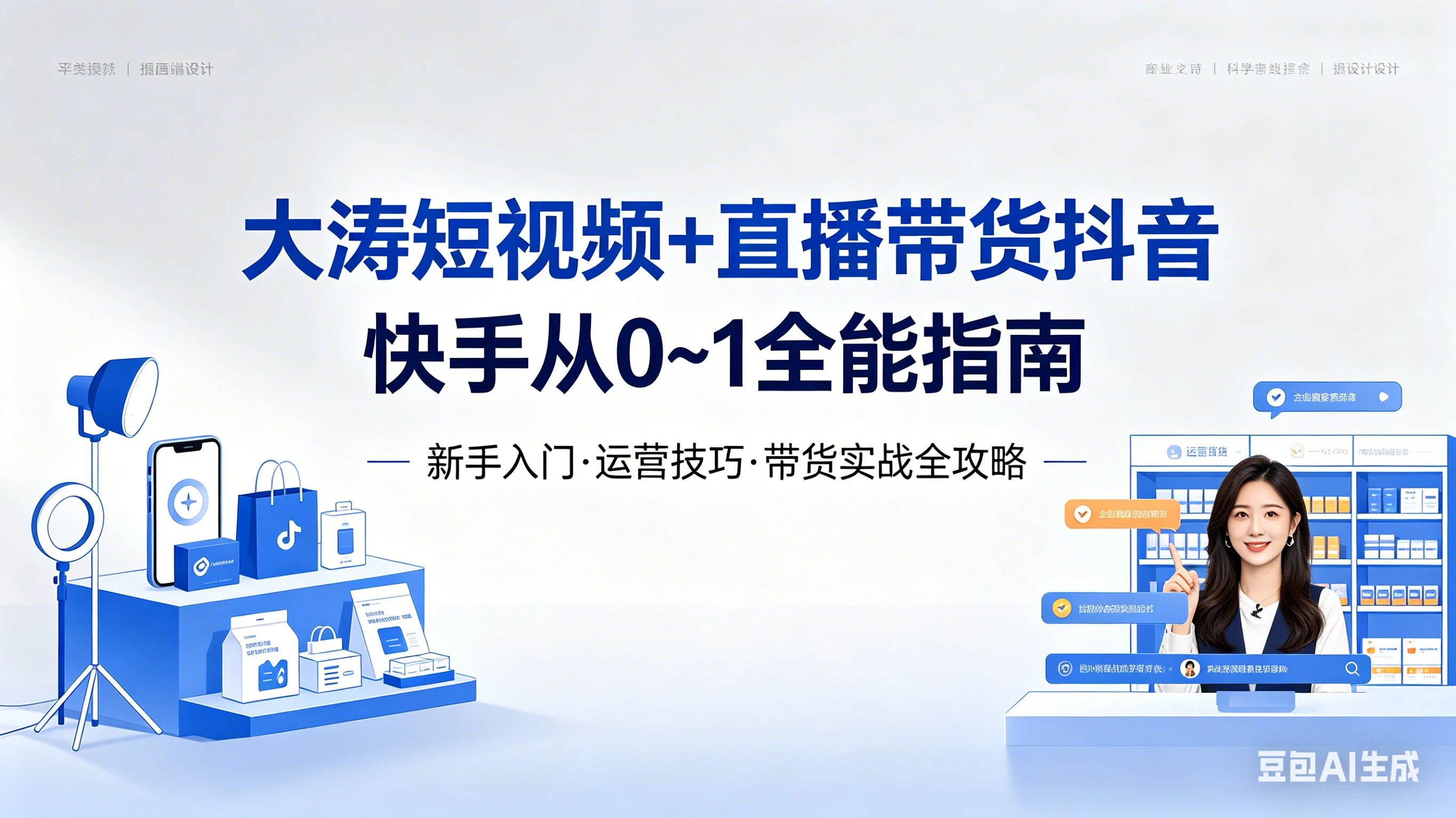 【精】大涛短视频+直播带货 短视频+图文+直播带货VIP陪跑,全平台起号+选品+实拍+剪辑+投放+变现全教学 【精】大涛短视频+直播带货 短视频+图文+直播带货VIP陪跑,全平台起号+选品+实拍+剪辑+投放+变现全教学