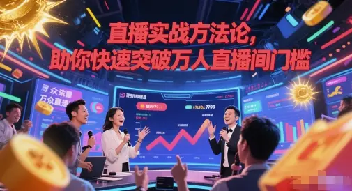 直播实战方法论，助你快速突破万人直播间门槛 | 资源下载 - 知行客网赚项目-副业赚钱-互联网创业-资源整合知行客