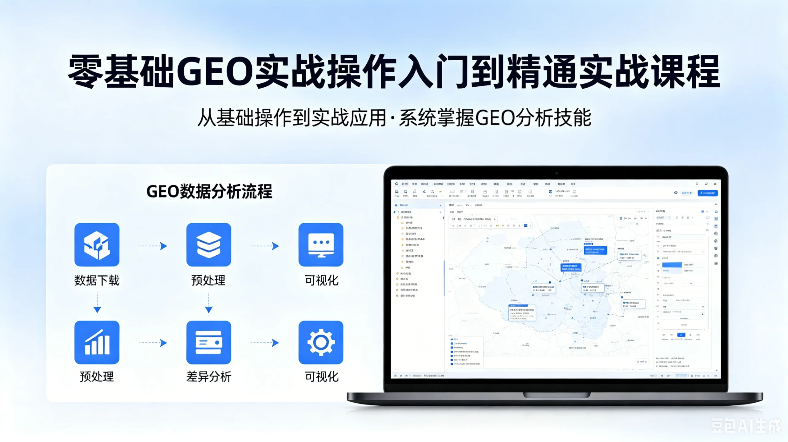 【精】零基础GEO实战操作入门到精通实战课程-知行客