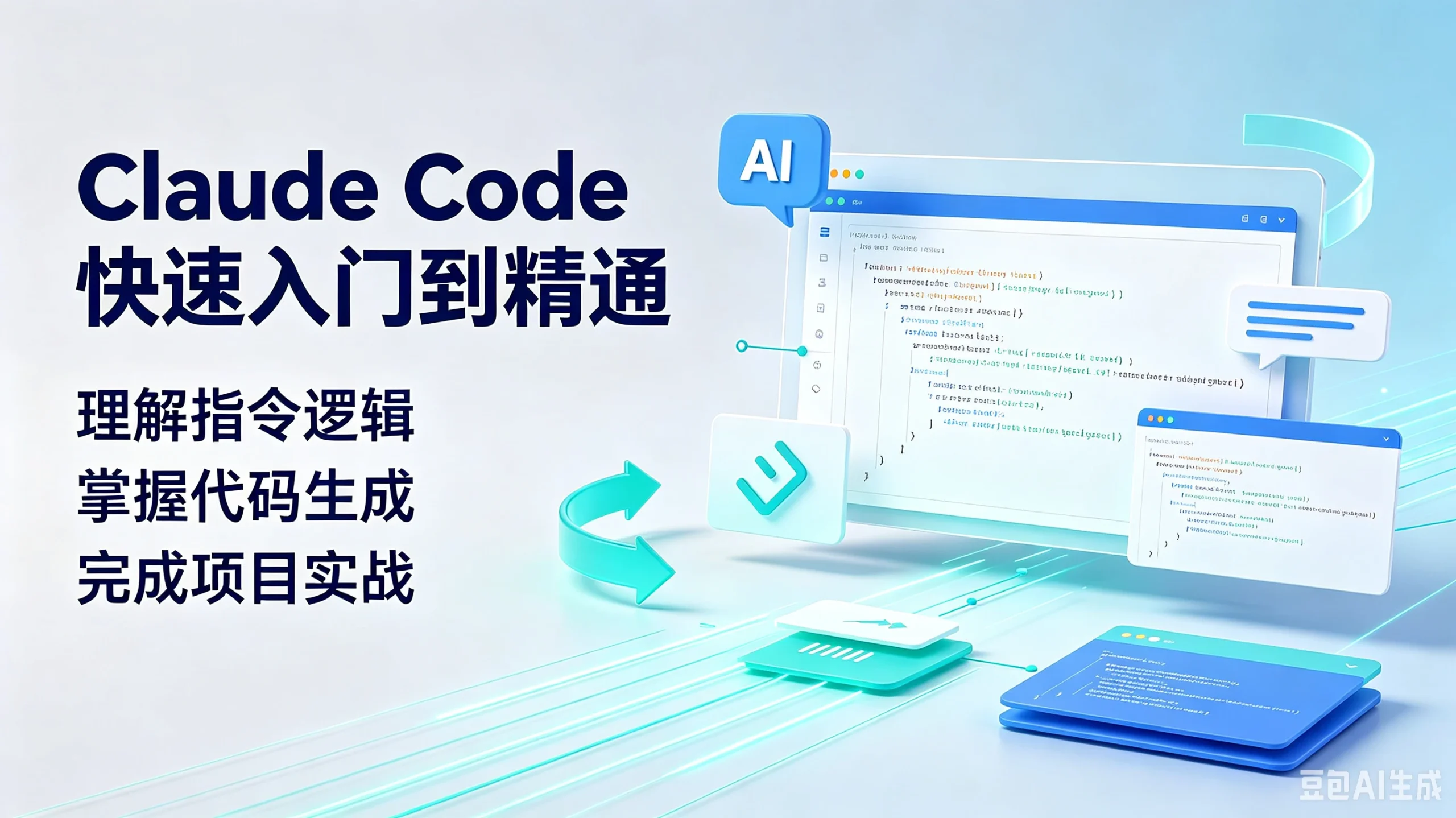 【精】Claude Code快速入门到精通，理解指令逻辑、掌握代码生成、完成项目实战-知行客